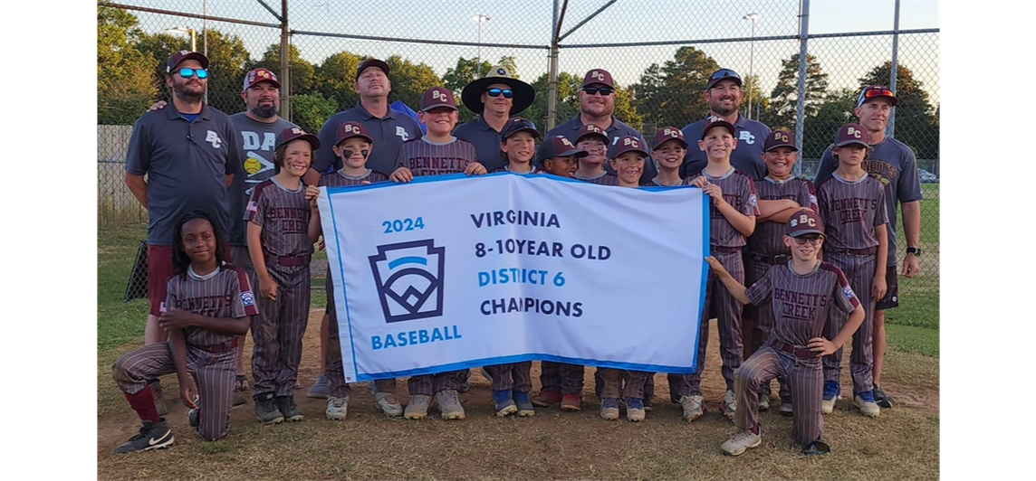 2024 8-10 Year Old District Champs